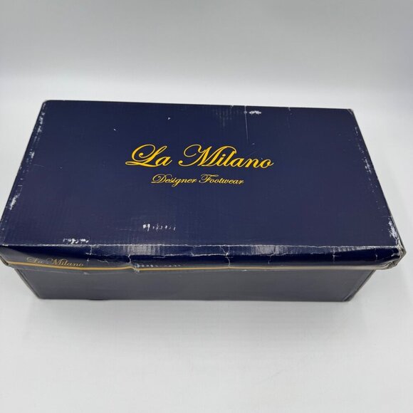 La Milano Black Lace-Up Dress Shoes Mens Size 12 main image 10